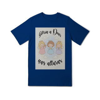 Nome do produto Camiseta Quality Juvenil Glória a Deus nas Alturas – Anjinhos (10 a 14 anos)