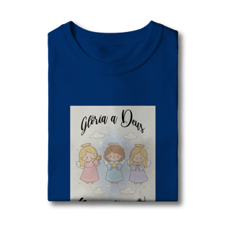 Nome do produto Camiseta Quality Infantil Glória a Deus nas Alturas – Anjinhos (2 a 8 anos)