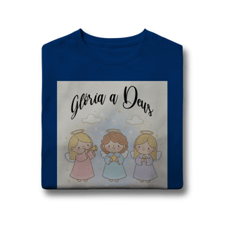 Nome do produto Camiseta Quality Juvenil Glória a Deus nas Alturas – Anjinhos (10 a 14 anos)