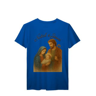 Nome do produto T-Shirt Prime Natal é Jesus – Sagrada Família