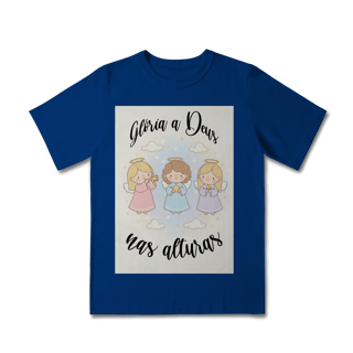 Nome do produto Camiseta Classic Infantil Glória a Deus nas Alturas – Anjinhos