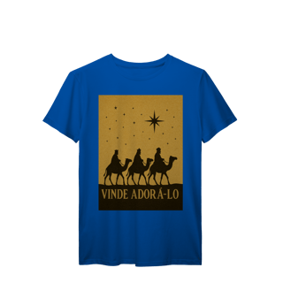 Nome do produto T-Shirt Prime Vinde Adorá-Lo – Reis Magos