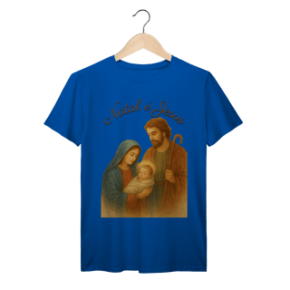 Nome do produto T-Shirt Prime Natal é Jesus – Sagrada Família