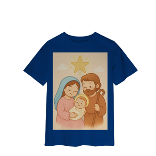 Nome do produto Camiseta Classic Infantil – Sagrada Família (Estilo Infantil)