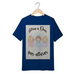 Nome do produto Camiseta Quality Juvenil Glória a Deus nas Alturas – Anjinhos (10 a 14 anos)
