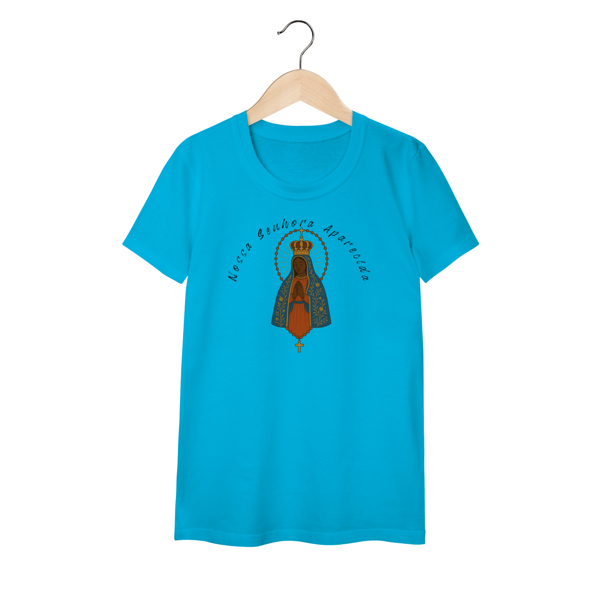 Nome do produto: Baby Long Classic – Nossa Senhora Aparecida (Frente e Verso)