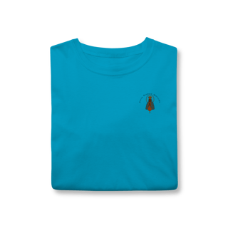 Nome do produto T-Shirt Classic – Nossa Senhora Aparecida (Emblema na Frente + Estampa Grande nas Costas)