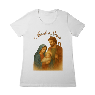 Nome do produto Baby Long Quality Natal é Jesus – Sagrada Família