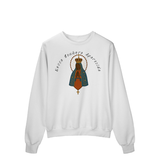 Nome do produto Moletom Prime Fechado – Nossa Senhora Aparecida (Frente e Costas)