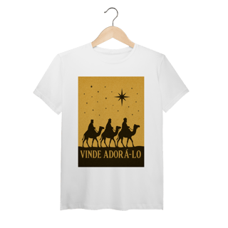 Nome do produto T-Shirt Pima Vinde Adorá-Lo – Reis Magos