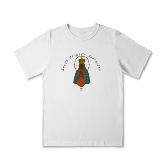 Nome do produto Camiseta Quality Infantil (2 a 8) – Nossa Senhora Aparecida (Frente e Verso)