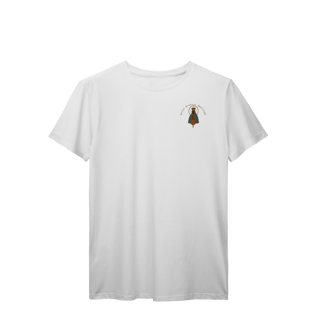 Nome do produto T-Shirt Prime – Nossa Senhora Aparecida (Emblema na Frente + Estampa Grande nas Costas)