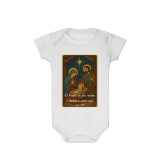 Nome do produto Body Infantil – “O Verbo Se Fez Carne”