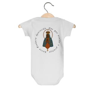 Nome do produto Boy Infantil – Nossa Senhora Aparecida (Frente e Costas)