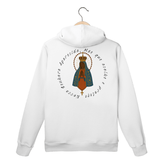 Nome do produto Moletom Prime Canguru – Nossa Senhora Aparecida (Frente e Costas)
