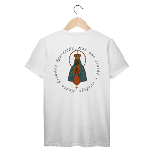 Nome do produto T-Shirt Prime – Nossa Senhora Aparecida (Estampas Grandes Frente e Costas)