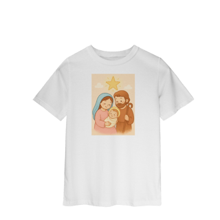 Nome do produto Camiseta Quality Infantil– Sagrada Família (Estilo Infantil | 2 a 8 anos)
