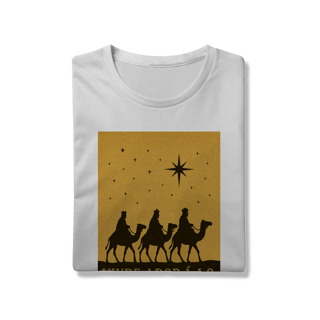Nome do produto T-Shirt Prime Vinde Adorá-Lo – Reis Magos