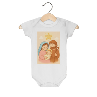 Nome do produto Body Infantil – Sagrada Família (Estilo Infantil)