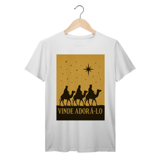 Nome do produto T-Shirt Prime Vinde Adorá-Lo – Reis Magos