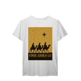 Nome do produto T-Shirt Prime Vinde Adorá-Lo – Reis Magos