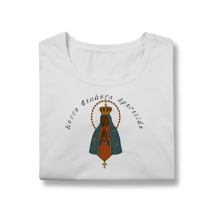 Nome do produto Baby Long Prime – Nossa Senhora Aparecida (Estampa Grande Frente e Costas)