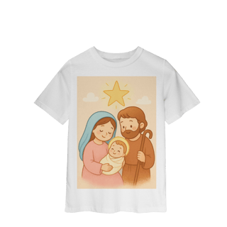 Nome do produto Camiseta Classic Infantil – Sagrada Família (Estilo Infantil)