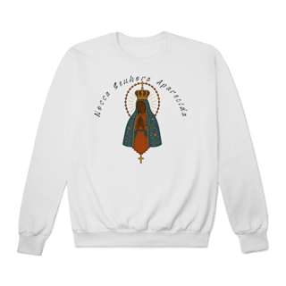 Nome do produto Moletom Prime Fechado – Nossa Senhora Aparecida (Frente e Costas)