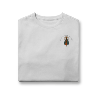 Nome do produto Quality Infantil (10 a 14) – Nossa Senhora Aparecida (Frente emblema + Verso estampado)