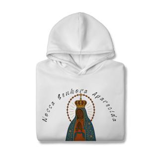 Nome do produto Moletom Prime Canguru – Nossa Senhora Aparecida (Frente e Costas)