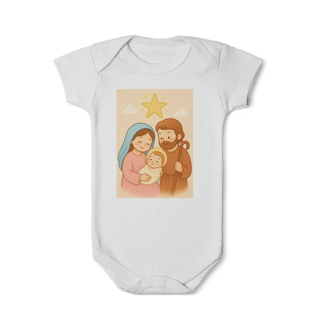 Nome do produto Body Infantil – Sagrada Família (Estilo Infantil)