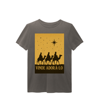 Nome do produto T-Shirt Estonada Vinde Adorá-Lo – Reis Magos