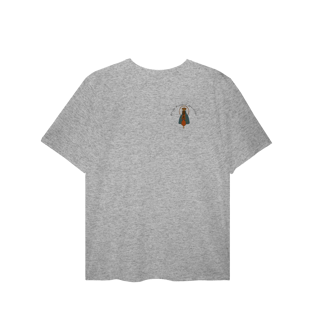 Nome do produto T-Shirt Plus Size – Nossa Senhora Aparecida (Emblema na Frente + Estampa Grande nas Costas)