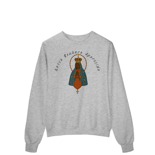 Nome do produto Moletom Prime Fechado – Nossa Senhora Aparecida (Frente e Costas)