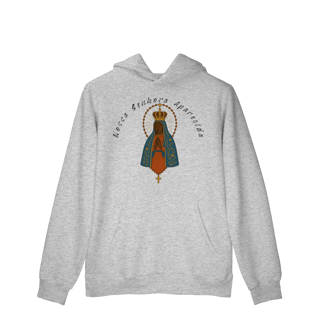 Nome do produto Moletom Prime Canguru – Nossa Senhora Aparecida (Frente e Costas)