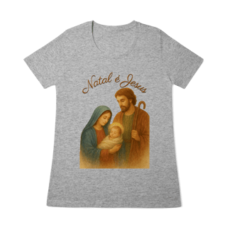 Nome do produto Baby Long Quality Natal é Jesus – Sagrada Família