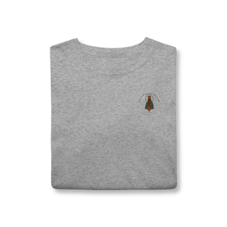 Nome do produto T-Shirt Classic – Nossa Senhora Aparecida (Emblema na Frente + Estampa Grande nas Costas)