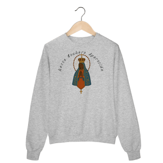 Nome do produto Moletom Prime Fechado – Nossa Senhora Aparecida (Frente e Costas)