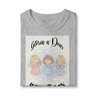 Nome do produto Camiseta Classic Infantil Glória a Deus nas Alturas – Anjinhos