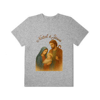 Nome do produto T-Shirt Plus Size Natal é Jesus – Sagrada Família