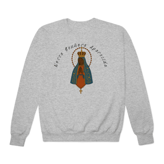 Nome do produto Moletom Prime Fechado – Nossa Senhora Aparecida (Frente e Costas)