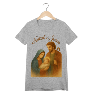 Nome do produto Baby Long Quality Natal é Jesus – Sagrada Família