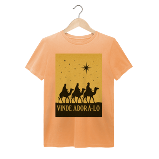 Nome do produto T-Shirt Estonada Vinde Adorá-Lo – Reis Magos