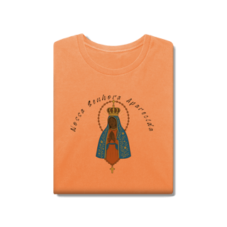 Nome do produto T-Shirt Estonada – Nossa Senhora Aparecida (Frente e Costas)