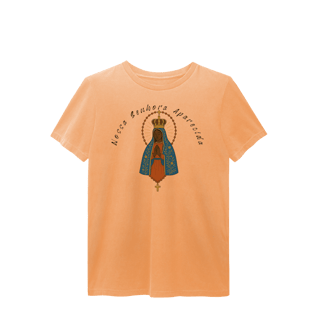 Nome do produto T-Shirt Estonada – Nossa Senhora Aparecida (Frente e Costas)