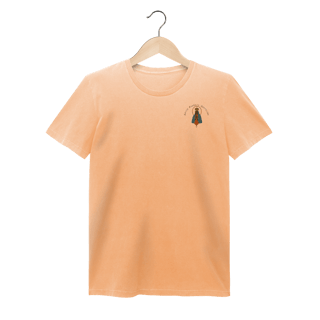 Nome do produto Baby Long Estonada – Nossa Senhora Aparecida (Emblema na Frente + Estampa Grande nas Costas)