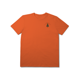 Nome do produto T-Shirt Prime – Nossa Senhora Aparecida (Emblema na Frente + Estampa Grande nas Costas)