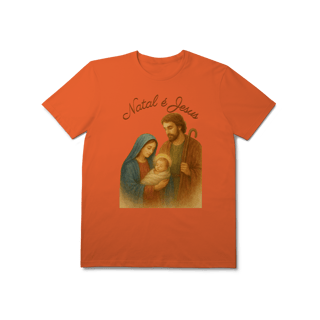 Nome do produto T-Shirt Prime Natal é Jesus – Sagrada Família