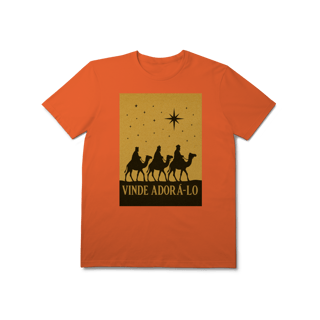 Nome do produto T-Shirt Prime Vinde Adorá-Lo – Reis Magos