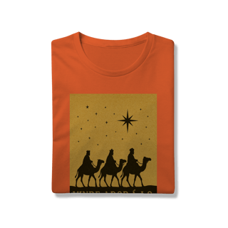 Nome do produto T-Shirt Prime Vinde Adorá-Lo – Reis Magos